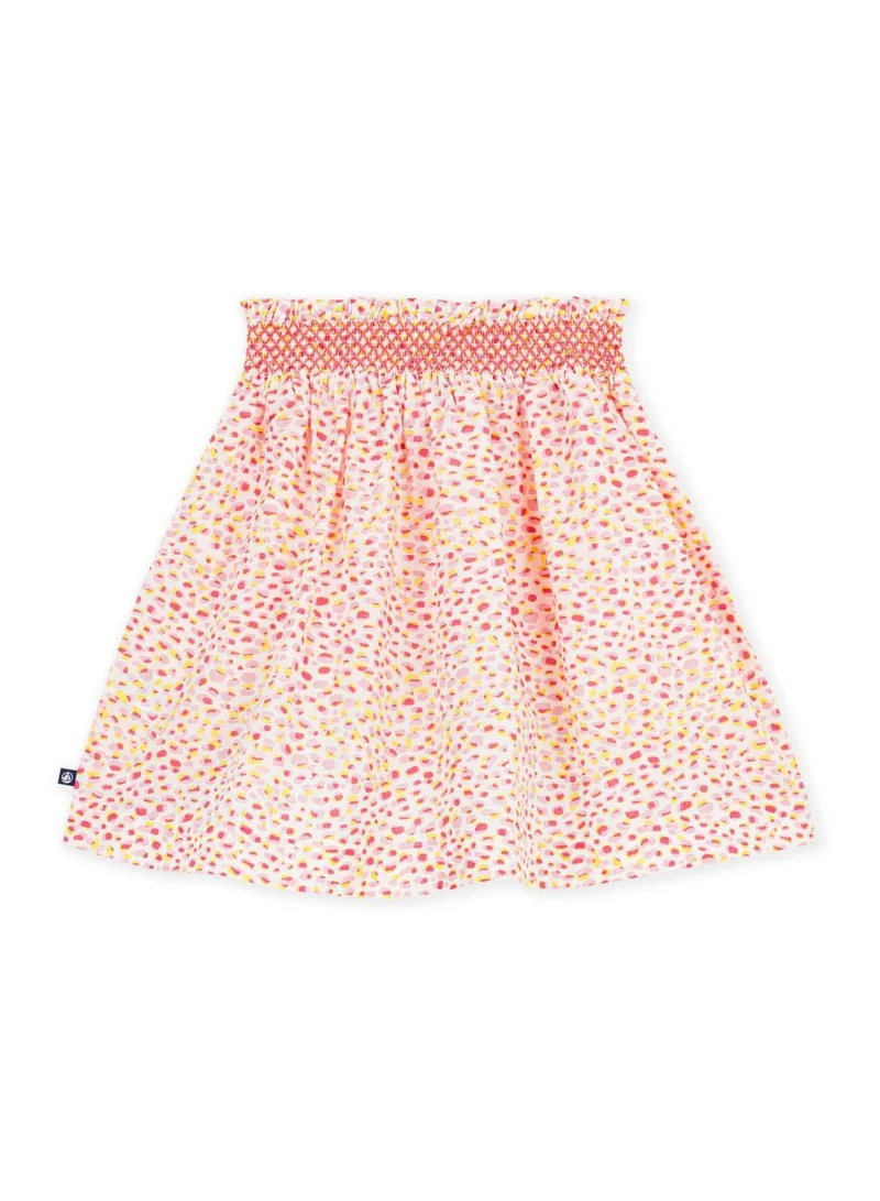Petit Bateau Children's short printed cotton skirt